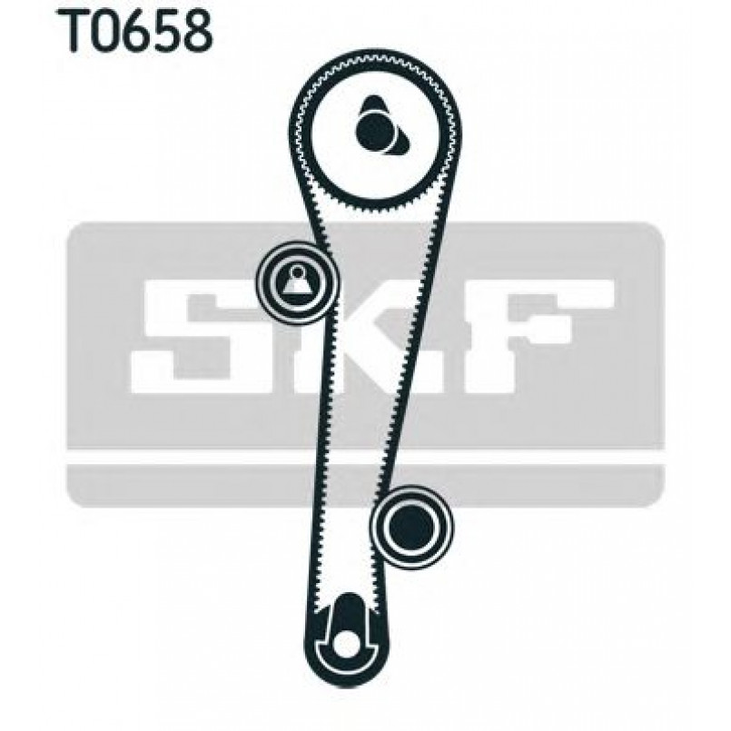 VKMA 95656 SKF Комплект (ремінь+ролики)